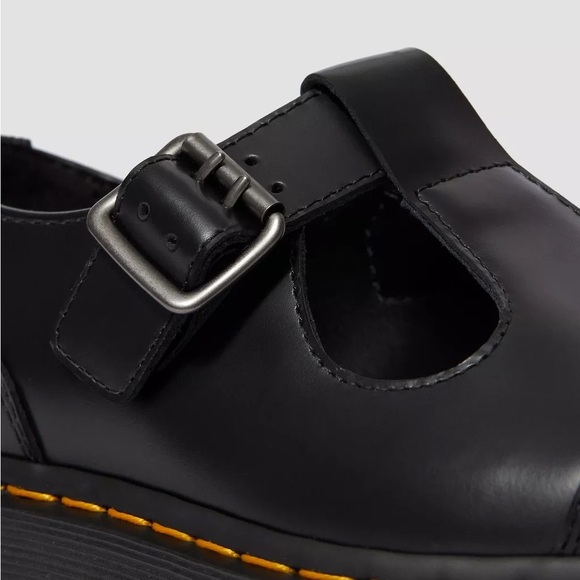 Dr Martens Women’s Bethan Oxford Black Mary Jane Platform Shoes - Picture 3 of 8